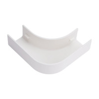 Плоский плавный угол к U-LITE Экопласт RNL16/1616x16мм ст. TIA, 1уп. =4шт. 71302R-4