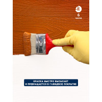 Эмаль для пола OLECOLOR алкидно-уретановая, быстросохнущая (6 часов), желто-коричневый 4300007484