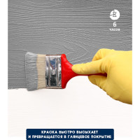 Эмаль для пола OLECOLOR алкидно-уретановая, быстросохнущая (6 часов), серый 4300009064