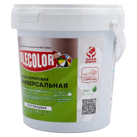 Акриловая эмаль OLECOLOR полуглянцевая, голубой, 0.8 кг 4300002388