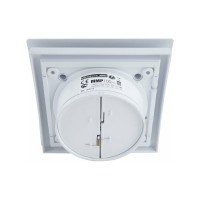 Вытяжной бесшумный вентилятор для ванной MMOTORS JSC ММР 100 пластик белый, тонкий 0702