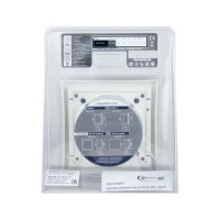 Вытяжной бесшумный вентилятор для ванной MMOTORS JSC ММР 100 пластик белый, тонкий 0702