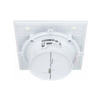 Вытяжной бесшумный вентилятор для ванной MMOTORS JSC ММР 100 стекло белый глянец, тонкий 0771