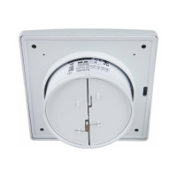 Сверхтонкий вытяжной бесшумный вентилятор MMOTORS JSC MM-OK 100 ue квадрат 5.5 вт 4116