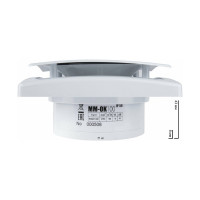 Сверхтонкий вытяжной вентилятор для ванной MMOTORS JSC MM-OK сверхмощный 169 м3/ч 2365