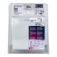 Сверхтонкий вытяжной вентилятор для ванной MMOTORS JSC MM-OK сверхмощный 169 м3/ч 2365