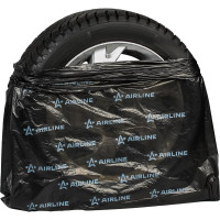 Мешки для колес Airline R12-22, PRO, ПНД повышенной прочности, 25 мкм, 115x115 см, комплект 4 шт., черный ADPB005