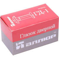 Дверной глазок Аллюр ГД-1 БШт 25-42 мм, d=14 мм, золото 1505