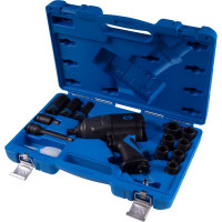 Набор пневмоинструмента KING TONY 1/2 с принадлежностями, 15 предметов 44803AMP