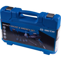 Набор пневмоинструмента KING TONY 1/2 с принадлежностями, 15 предметов 44803AMP