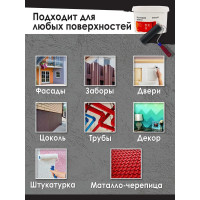 Резиновая краска Доминар черная, 3 кг J64651