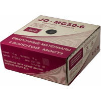 Проволока сварочная омеднённая JQ.MG50-6/ER70S-6 1 мм, 15 кг GOLDEN BRIDGE 109