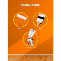 Акриловая эмаль для радиаторов отопления OLECOLOR полуглянцевая, 1 кг 4300007667