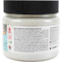 Акриловая эмаль OLECOLOR перламутровая, универсальная, серебро, 0.3 кг 4300006801