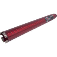 Сверло алмазное сегментное сухое Diam 52x450х4x1,1/4UNC Титан ХИТ серия Экстра (арм. бетон) 313031