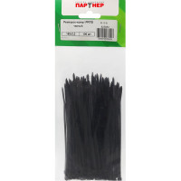 Ремешок-хомут Партнер PRTB 150x3,2 мм, черные, 100 шт. 825882