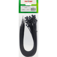 Ремешок-хомут Партнер PRTB 350x4,2 мм, черные, 40 шт. 825890