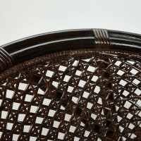 Террасный комплект Tetchair PELANGI стол со стеклом, 2 кресла, без подушек, ротанг 13344