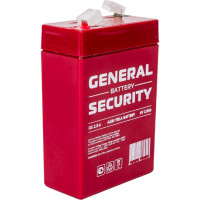 Аккумулятор для ИБП General Security GS2.8-6 6В, 2.8 Ач УТ-00001376