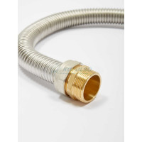 Гибкая подводка с 2-мя прокладками, ниппелем и гайками 1/2" Kofulso KF 15/1000 г/ш