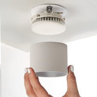 Светильник для натяжных потолков Feron HL359 12W, 230V, GX53, белый, 41990