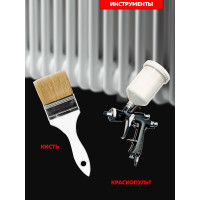 Алкидная эмаль для радиаторов OLECOLOR белый, 0.9 кг 4300000703