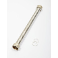 Гибкая подводка с 2-мя стопорными кольцами, прокладками и гайками 1" Kofulso KF 25/500 г/г