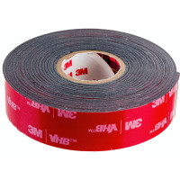 Монтажная универсальная лента 3M VHB, сверхсильная, черная, 19 мм х 3 м 4687202280858