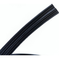 Уплотнитель VETTORE профиль E 9x4 мм, 150 м, Black черный 20367