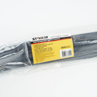 Термоусадочная клеевая трубка STEKKER 9,5/3,0 длина 100 см., усадка 3:1, черный (10шт в упак), 39754