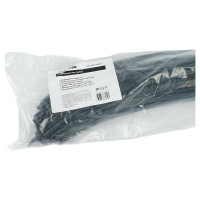 Термоусадочная трубка STEKKER 6,0/3,0, длина 100 см., усадка 2:1, черный (50шт в упак), 39730