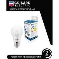 Светодиодная лампа Grisard Electric шар A60 Е27 11Вт 3000К 220В 10 шт GRE-002-0003