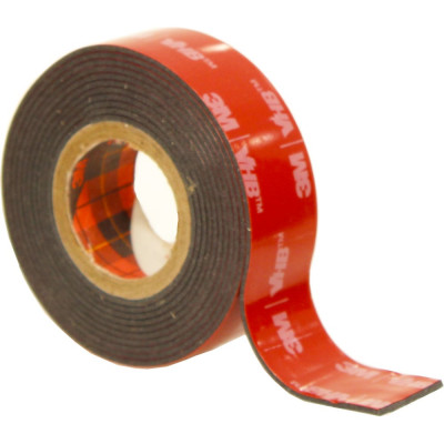 Монтажная универсальная лента 3M VHB, сверхсильная, черная, 19 мм х 1,5 м 4687202276158