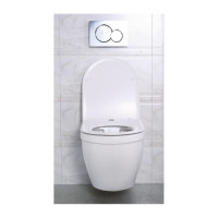 Подвесной унитаз BelBagno LOTO безободковый с сиденьем Soft Close BB070CHR/SC