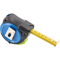 Измерительная рулетка HOEGERT TECHNIK 5м, 19мм, нейлон, 2-сторонняя HT4M406