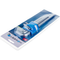 Набор шестигранных Г-образных ключей HOEGERT TECHNIK экстрадлинные HT1W826