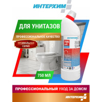 Усиленный гель для регулярной очистки поверхностей в санитарных помещениях ИНТЕРХИМ 705 SOFT 0.75 л ih73547