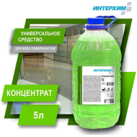 Низкопенный концентрат нейтрального средства очистки ИНТЕРХИМ Konzentrat N 5 л ПЭТ kn01155