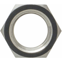 Футорка 3/8" х 1/4" сантехническая MPF переходник латунная никелированная наружная-внутренняя резьба ИС.072201