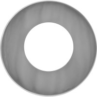 Чашка декоративная (отражатель) MasterProf 1" цилиндр средний (нержавеющая сталь, хром), MP-У ИС.131499