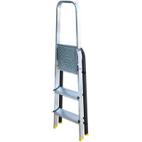 Комбинированная усиленная стремянка Алюмет 3 ступени Серия  АМS7803