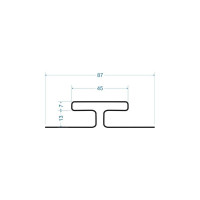 H-профиль Docke Premium слива PSHP-1163