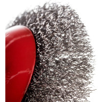 Щетка конусная 125 мм, М14, витая проволока для УШМ INTERTOOL BT-5125