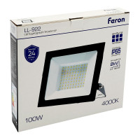 Светодиодный прожектор FERON LL-922 IP65 100W 4000K 48108