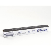 Электронный трансформатор FERON для светодиодной ленты 18W 12V (ультратонкий драйвер), LB001 48010
