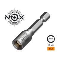 Ключ-насадка магнитная NUT SETTER 7x48 мм, карта NOX 557001