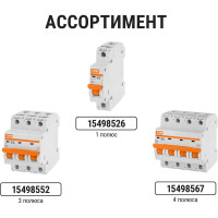 Автоматический выключатель ВА47-29 (2Р; 8 А; 4.5 кА; В) TDM ELECTRIC SQ0206-0023