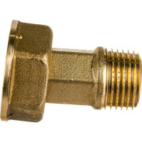 Отвод с накидной гайкой для счетчиков Giacomini 1/2"x3/4", нехромированный R37Y003
