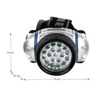Налобный фонарь Camelion LED 5313-19F4, 7537