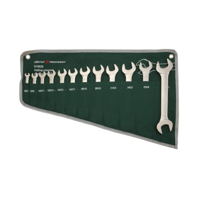 Набор ключей Дело Техники рожковых 12 штук, планшет тетрон. 510620